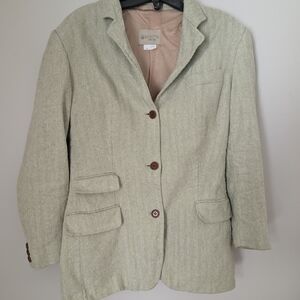 Women's Beretta Cream Tweed Sport Blazer Jacket